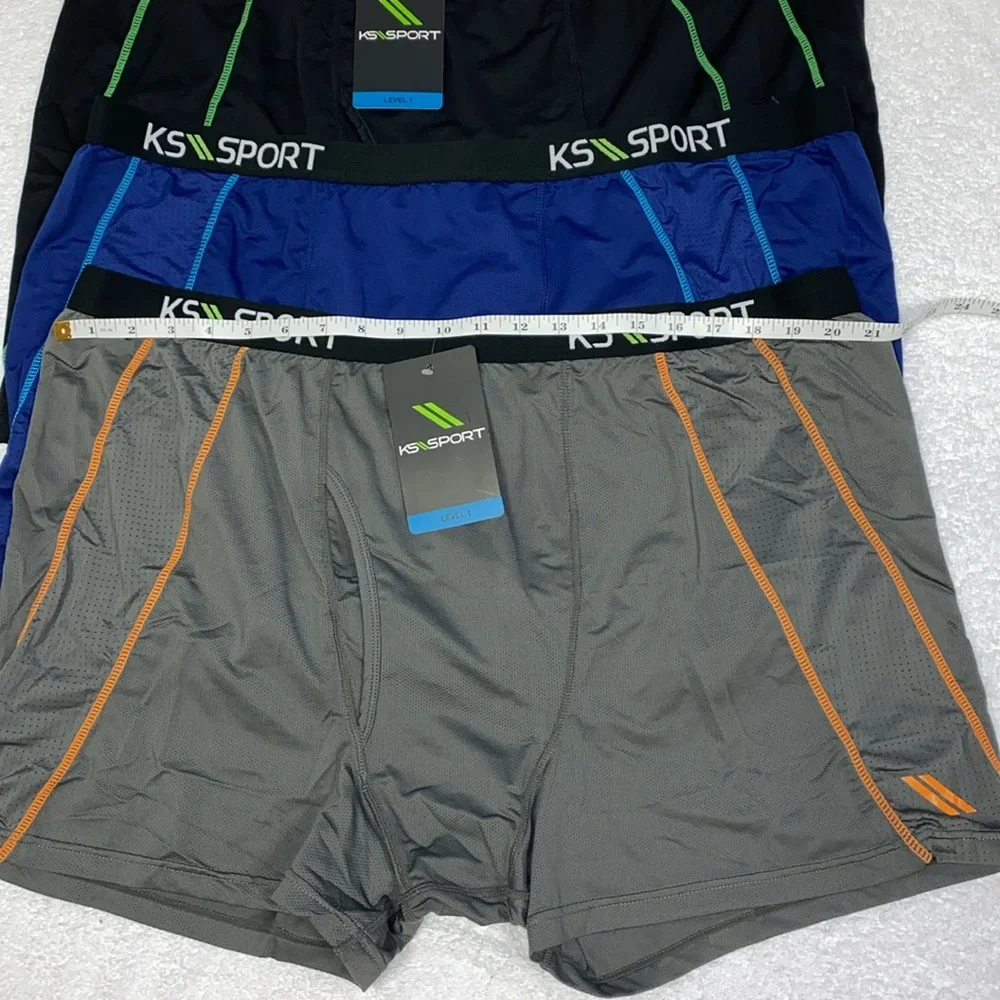 NWT KS Sport level 1 warm weather boxer briefs  moisture wicking 4xl big